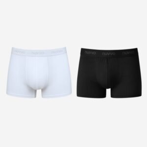 Cuecas Boxers Nuvvo Branco e Preto