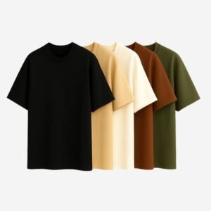 Kit 5 camisetas basicas premium Nuvvo