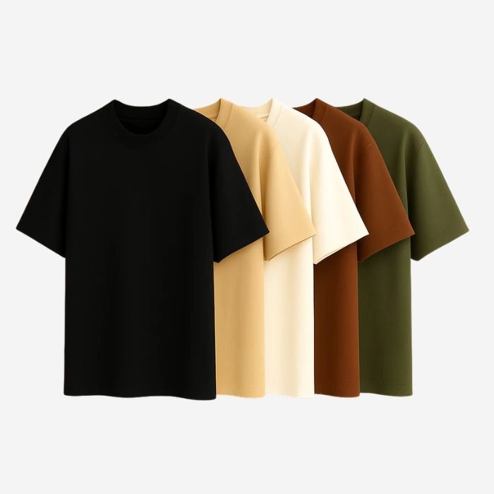 Kit 5 camisetas basicas premium Nuvvo